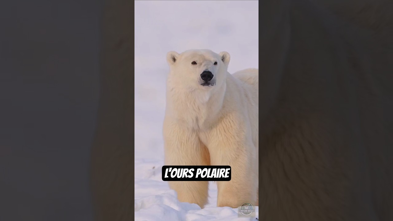 Le plus grand prédateur terrestre au monde ! 🌍🐻‍❄️ L'ours Polaire ! #polarbear #ourspolaire #ours
