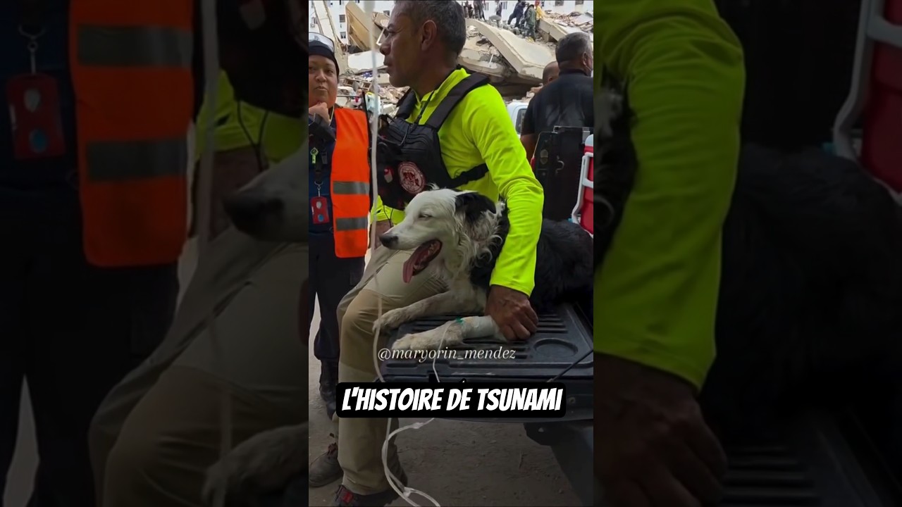 L'histoire du chien de sauvetage Tsunami 🇻🇪 #venezuela #chien #dog #dogrescue #animaux #earthquake